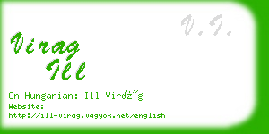 virag ill business card